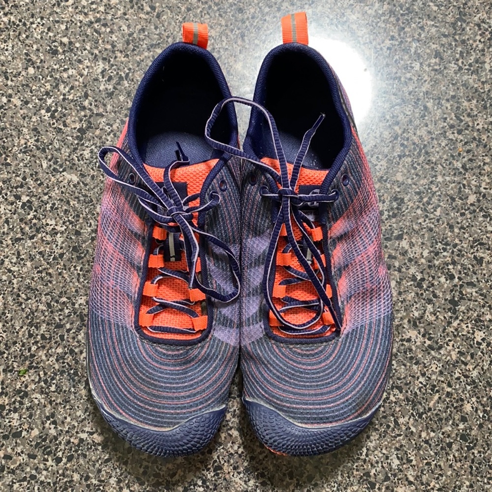 Merrell Women’s running shoes w/ Vibram sole, 8.5